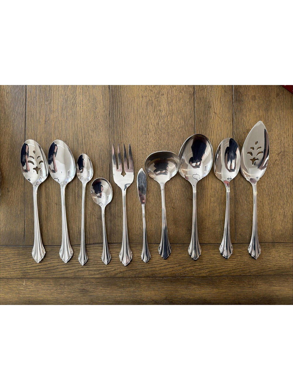 Oneida Community Clarette Stainless Hostess Serving Set – 10 Pieces